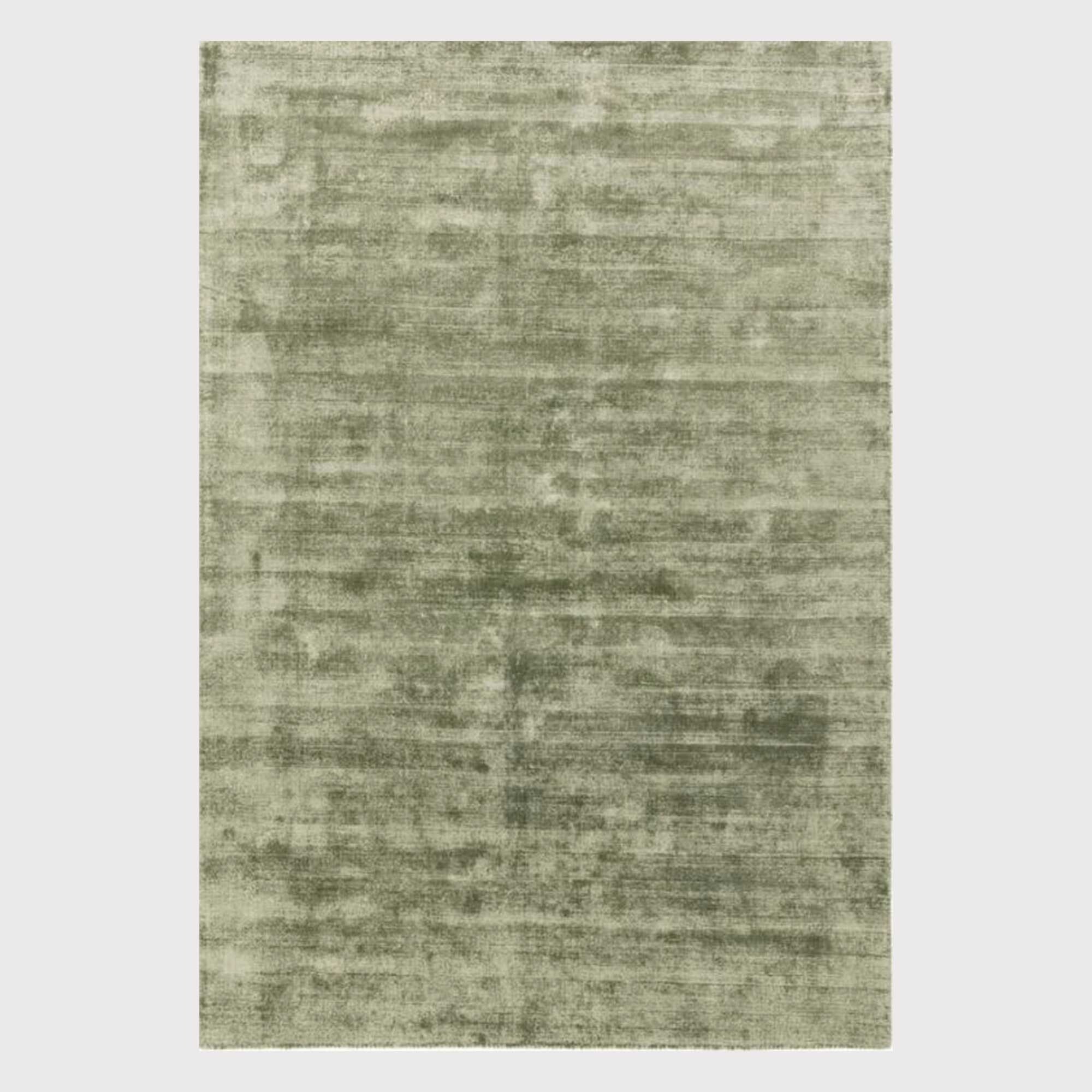 Tyde Sage 160 x 230cm Rug, Square, Green Viscose | Barker & Stonehouse