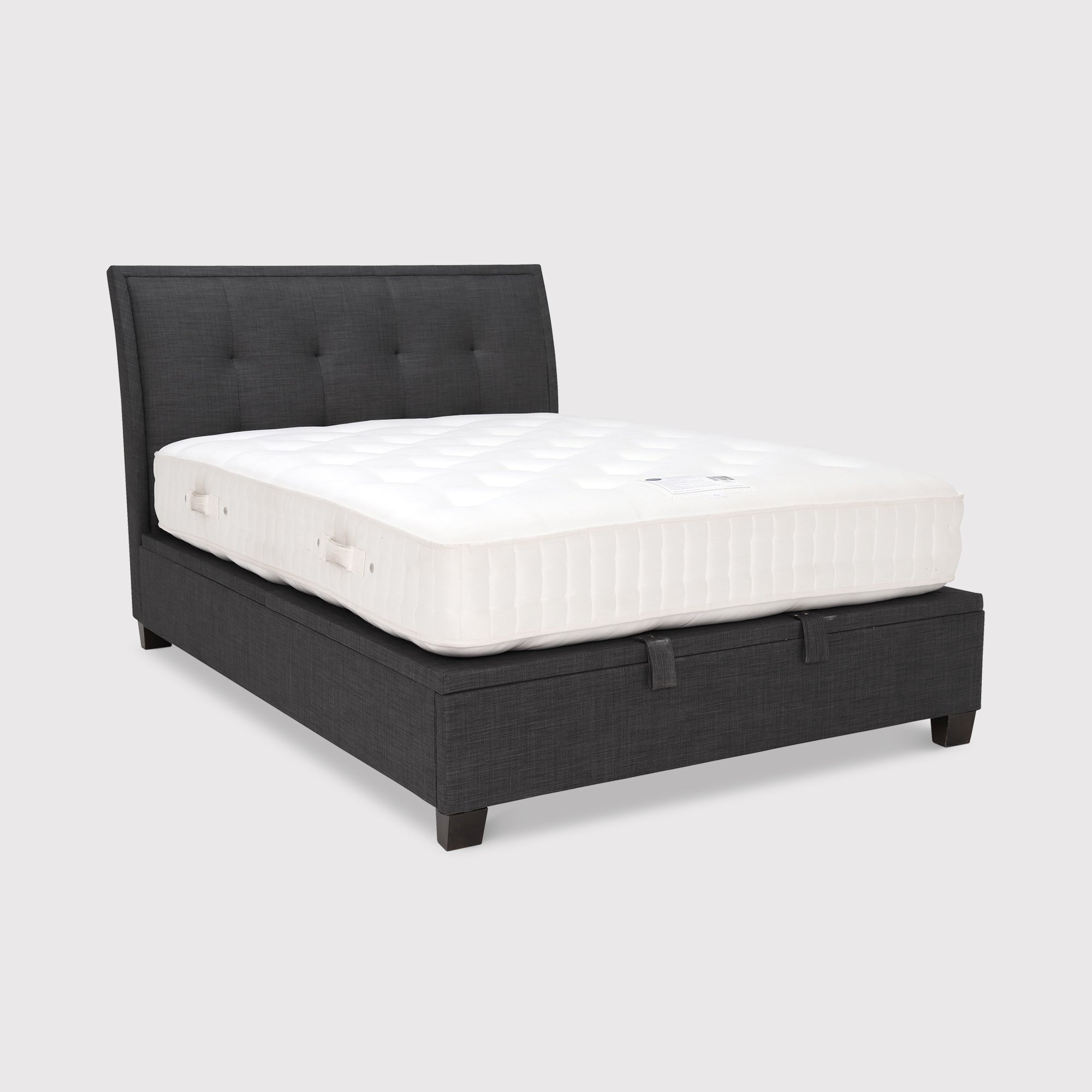 Photo of Sullivan ottoman bed frame 135cm in grey double