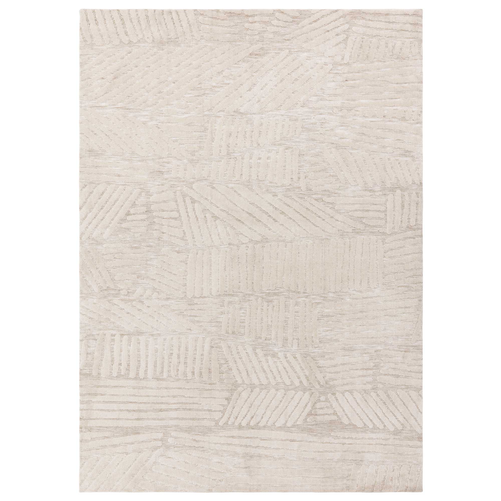 Malania 160X230Cm Rug, Square, Neutral Polyester | W160cm | Barker & Stonehouse