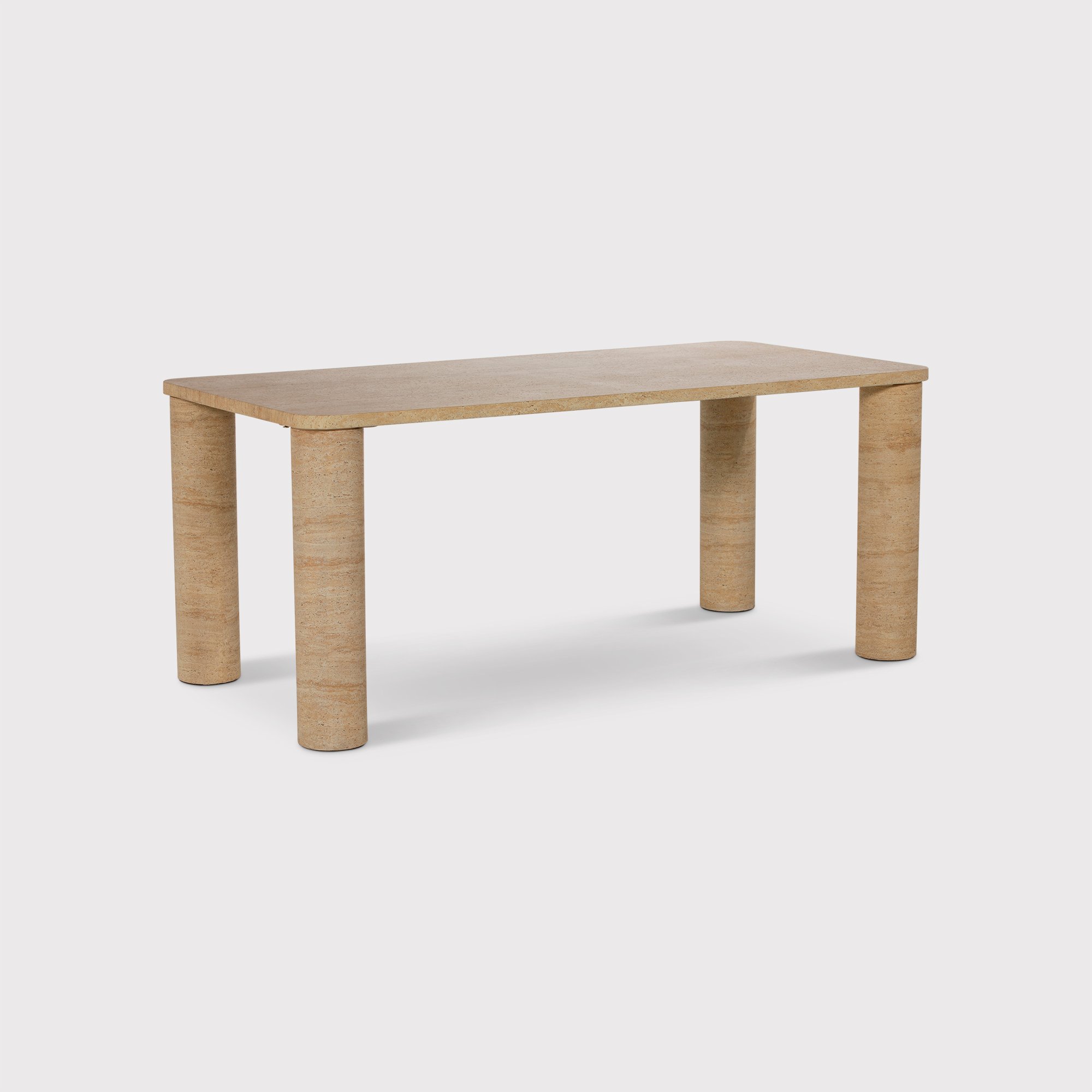 Travertine dining store table for sale