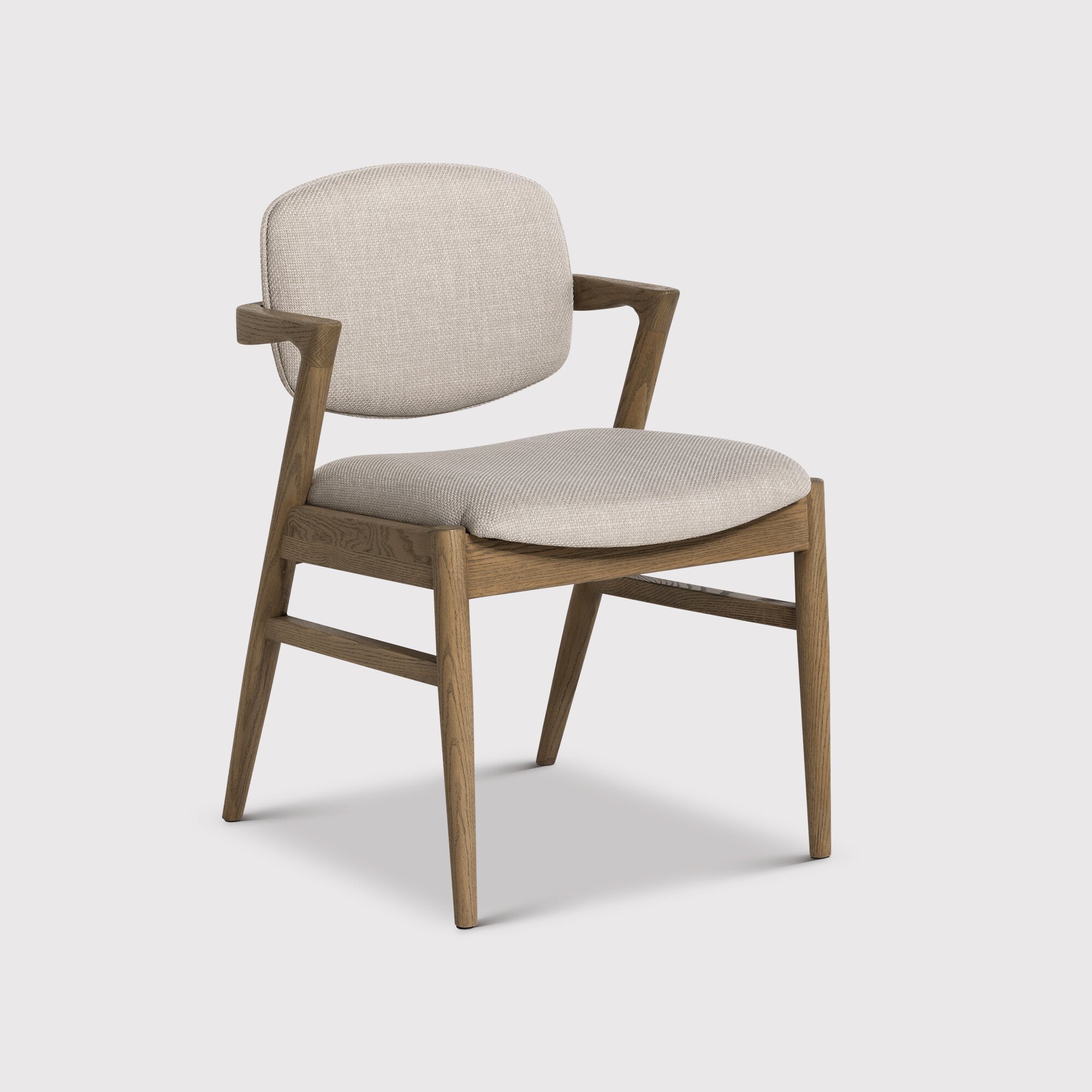 Fleming Dining Chair, Neutral Fabric | Barker & Stonehouse