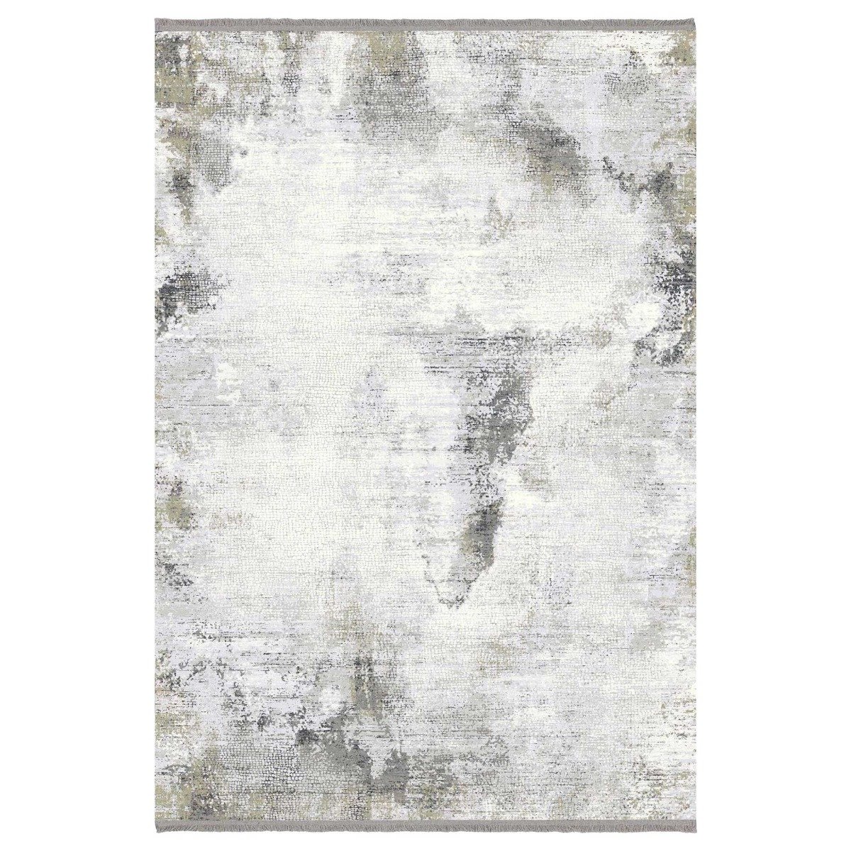 M Impression Grey 160x230Cm Rug, Square Viscose Blend | W160cm | Barker & Stonehouse