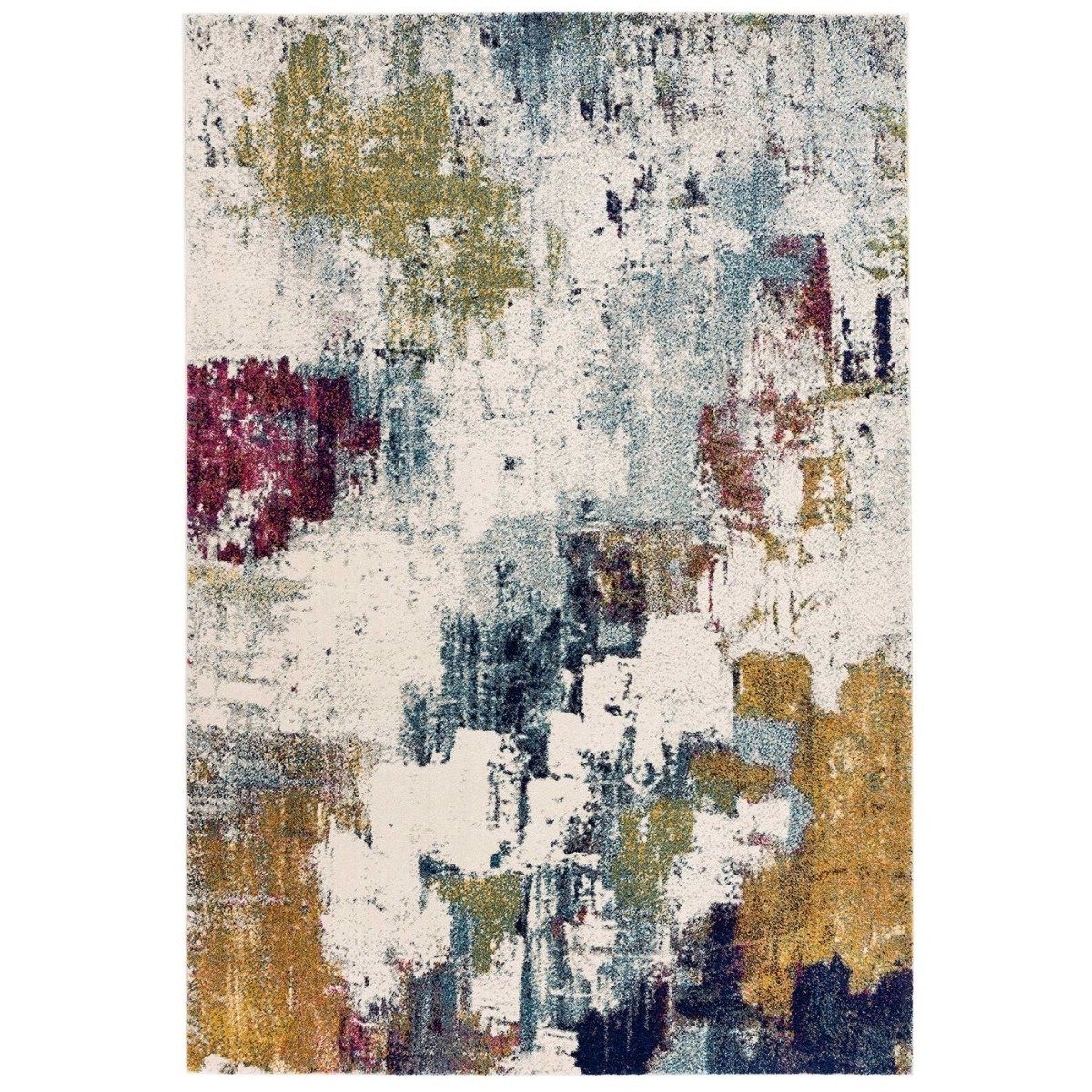 Ceres 120x170cm Rug, Square, Yellow Polypropylene | W120cm | Barker & Stonehouse