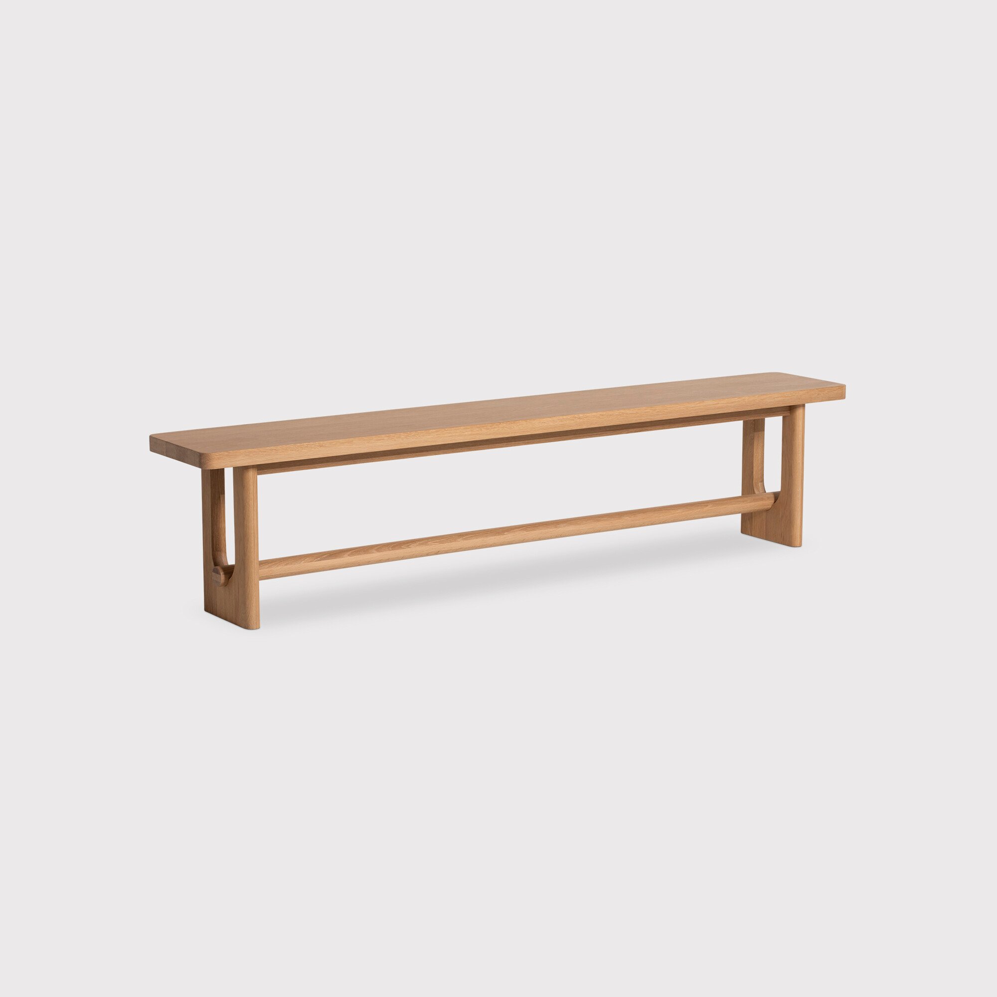 Olav Dining Bench 145cm, Brown Oak | W145cm | Barker & Stonehouse