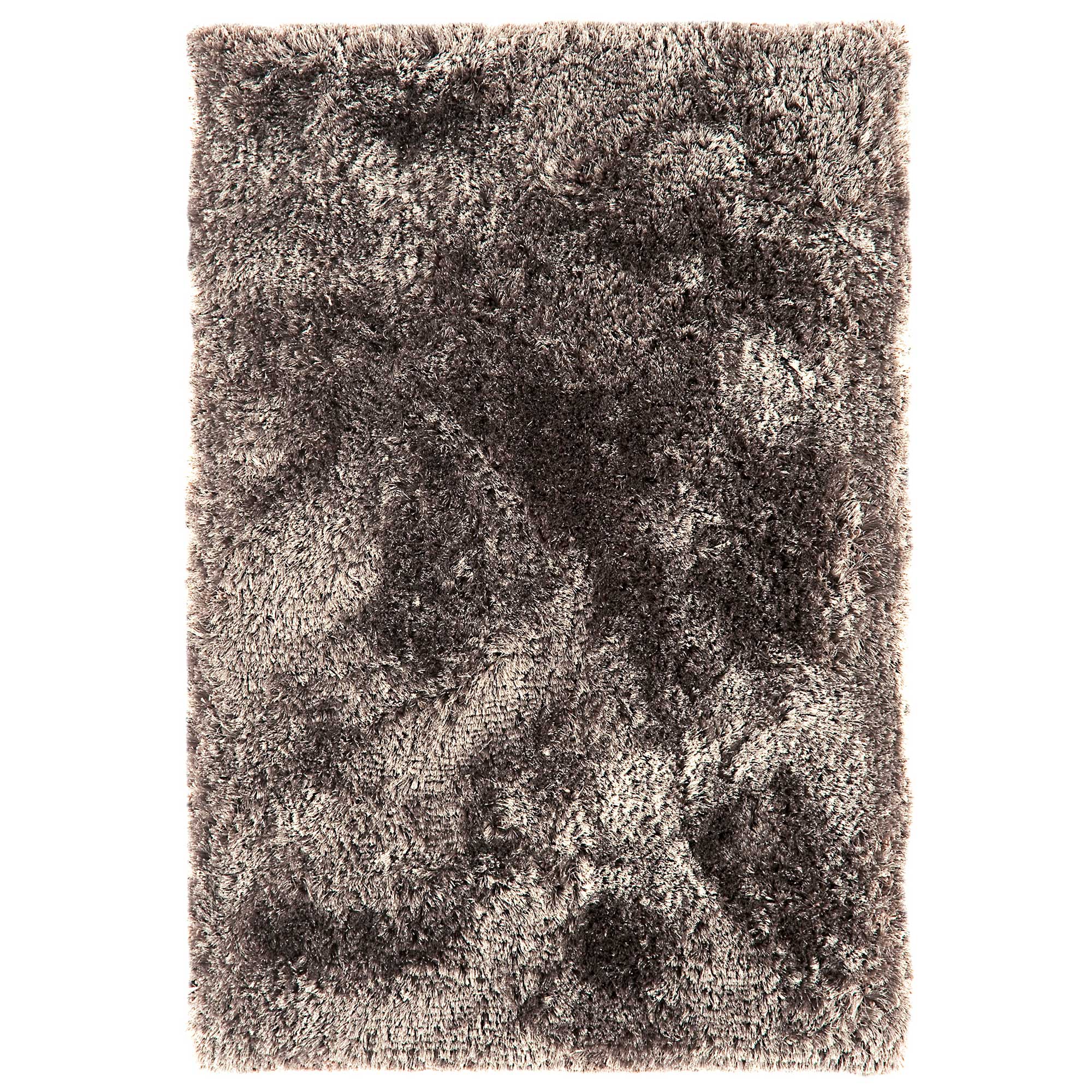 Plush Zinc 160x230cm Rug, Square, Grey Polyester | W160cm | Barker & Stonehouse